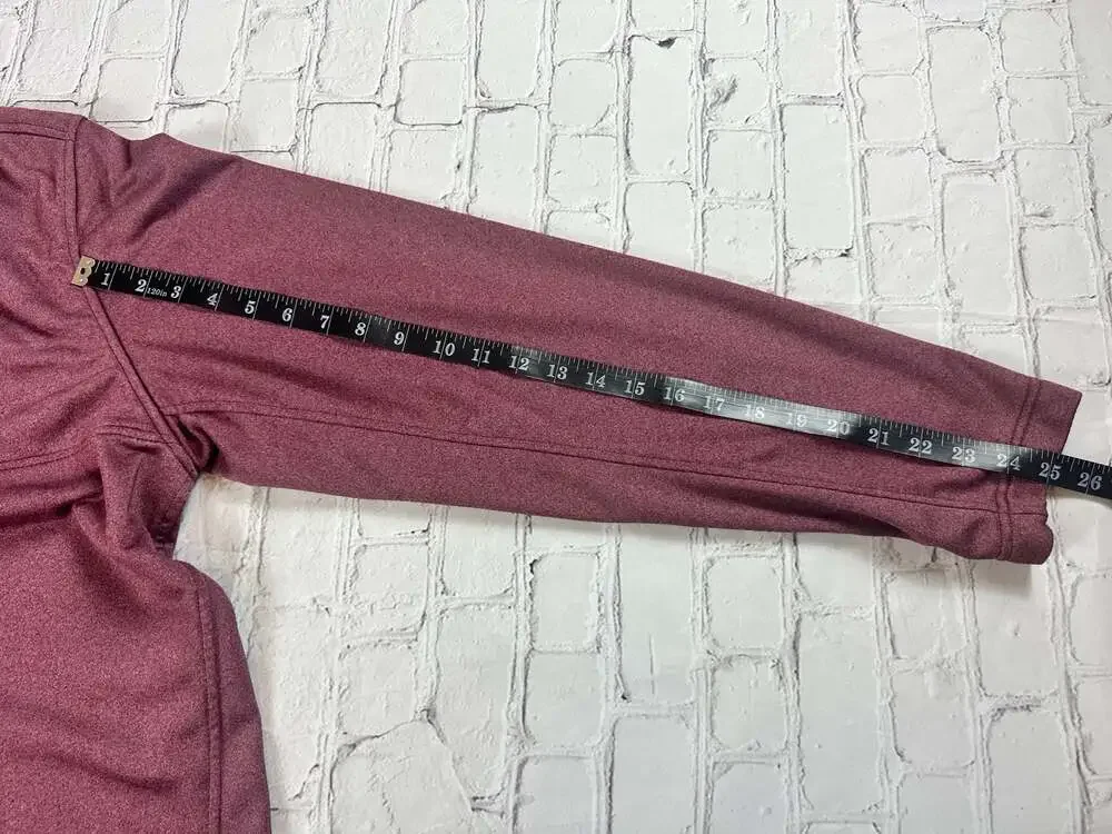 The North Face Men's 1/2 Zip Performance Fleece Pullover Burgundy
